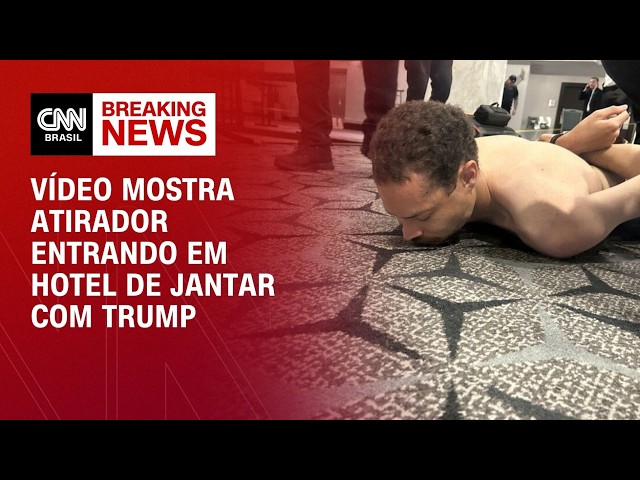 Trump divulga momento do ataque e imagem do atirador detido | CNN BRASIL