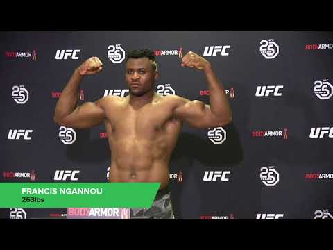 UFC 220 - Francis Ngannou + Stipe Miocic Early Morning Weigh In.