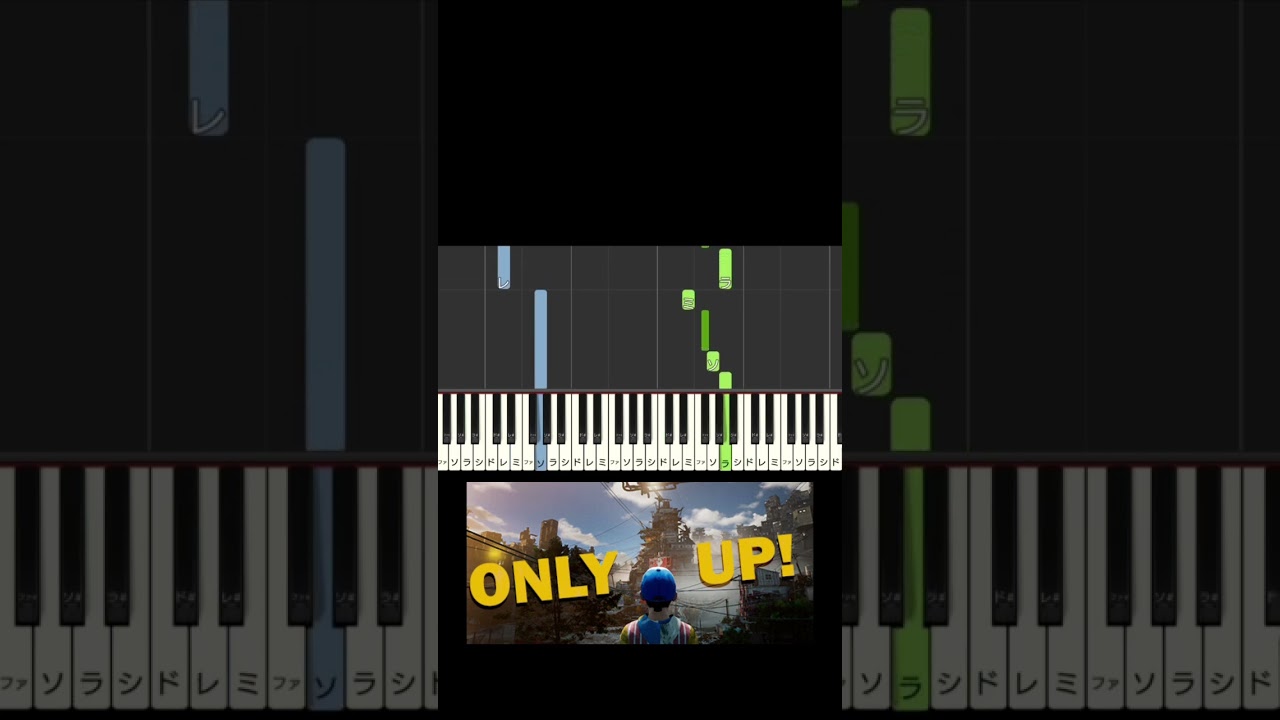 ［Only Up!］BGM Piano Cover #shorts