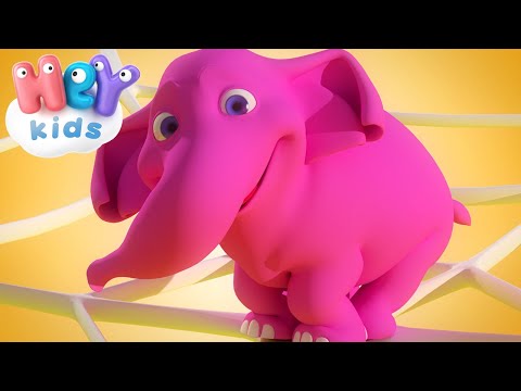 Un Elefant Se Legana 🐘Cantec pentru copii + karaoke | HeyKids