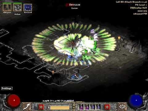 125 fcr Psn nova necro pit gameplay, player5, 1.13 plugY