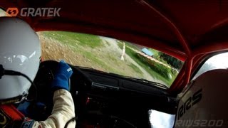 preview picture of video 'BMW Compact crash in 300 Lakes Rally on SS8'