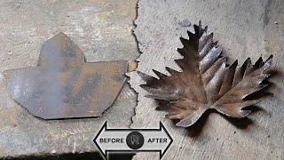 DIY | Metal leaf