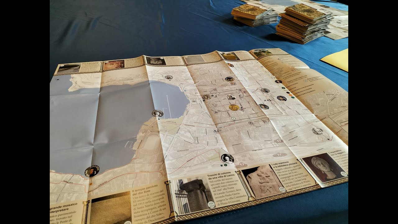 Mappa di Como romana, presentata oggi a Palazzo Cernezzi