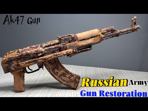 Russian Army Gun Restoration, Ak47 Gun Restoration, Ak restoration, Russian Ak47 Gun Restoration