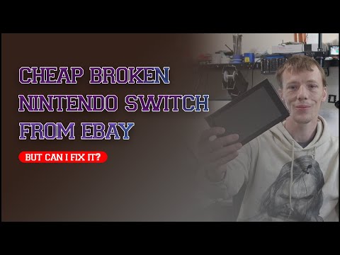 A Broken Nintendo Switch For $10 But Can I Fix It?