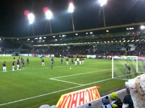 SFC: Luzern vs Servette - Penalty Miss Hakan Yakin 11/12/11