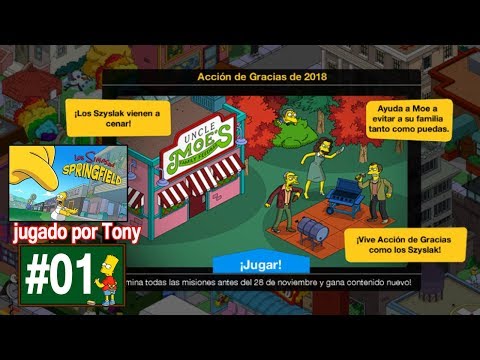 Los Simpson Springfield "Capítulo 1 - Evento: Acción de Gracias 2018" por Tony