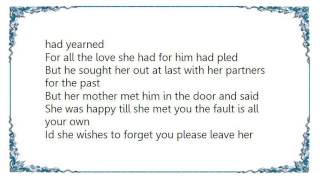 Hank Snow - She Was Happy Till She Met You Lyrics