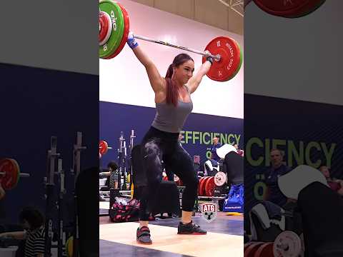 Giulia Miserendino (71kg 🇮🇹) 105kg / 231lbs Snatch 3 days out! #snatch #weightlifting 🤌🤌