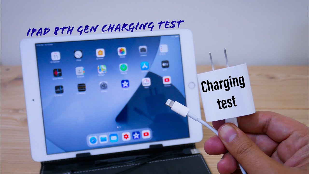 iPad 8th gen Charging Test|How much time it takes to fully charge..