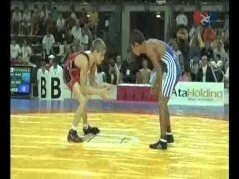 Cadet Worlds Freestyle 42kg - Gannon Volk (USA) vs. Azamat Toibek (KAZ)