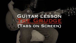 Tool - The Grudge Guitar Lesson with Tabs