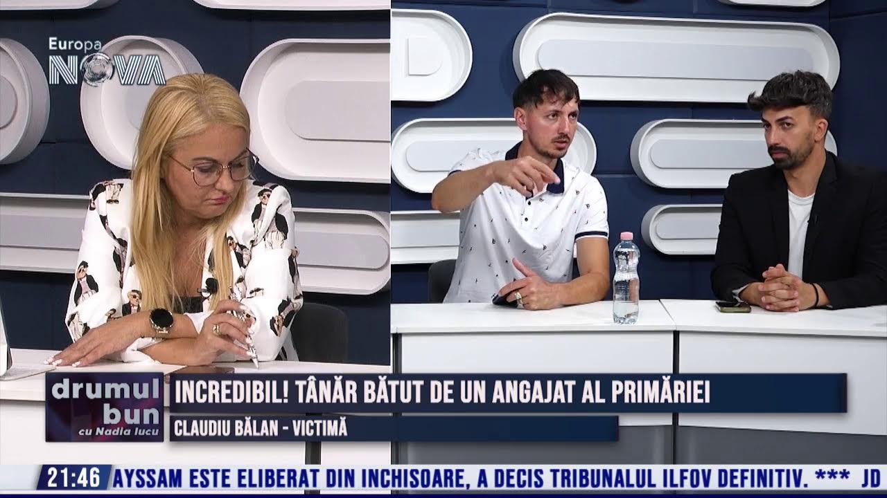 VIDEO (integral) emisiune Drumul Bun cu NADIA IUCU. Invitați: Claudiu Bălan - victimă și Andrei Brînași- Europa Nova