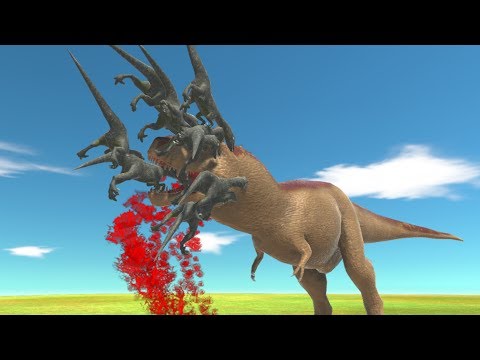 TREX vs 10x EVERY UNIT - Animal Revolt Battle Simulator