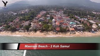 preview picture of video 'Maenam Beach 2 Koh Samui  Thailand  overflown with my drone'