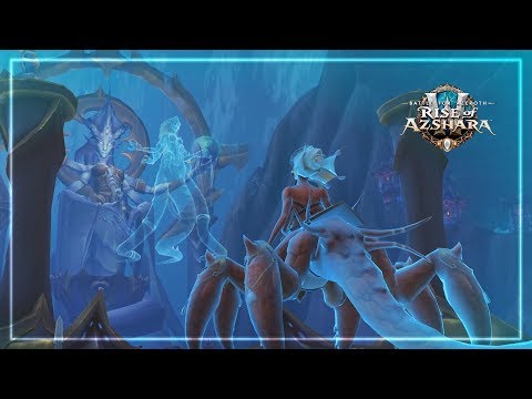 Queen Azshara : Scouting the Tidestone Cutscene | WoW BfA Patch 8.2 Rise of Azshara