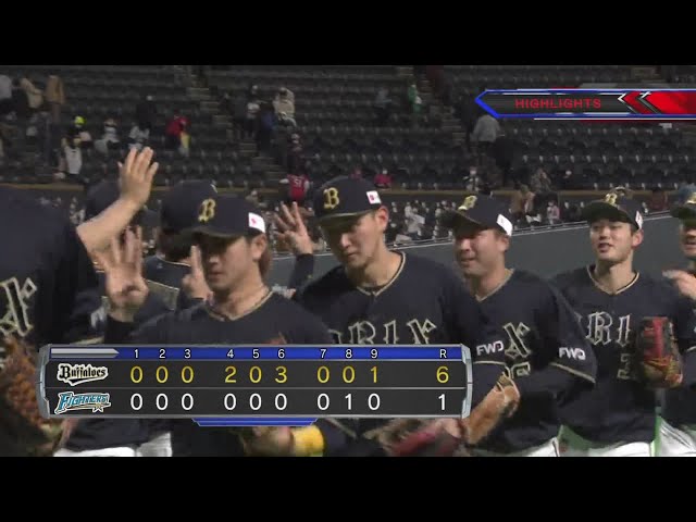 4/23 ファイターズ対バファローズ ハイライト