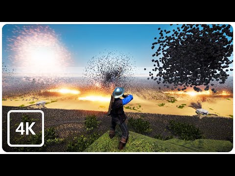 14 GOD ARCHERS vs 1,800,000 ZOMBIES - Ultimate Epic Battle Simulator 2 UEBS 2 (4K)