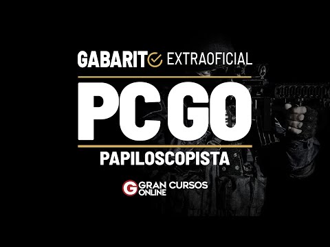 Concurso PC GO Papiloscopista - Gabarito Extraoficial