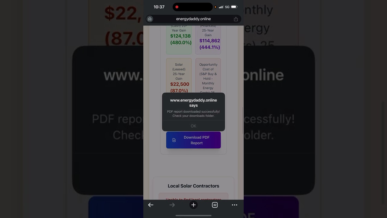 Free Open Source Solar Assessment with Pdf