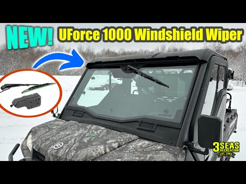 Windshield Wiper Kit! NEW for 2023 CFMoto UForce 1000 Glass Windshields!