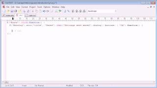jQuery Tutorial - 157 - Dialog