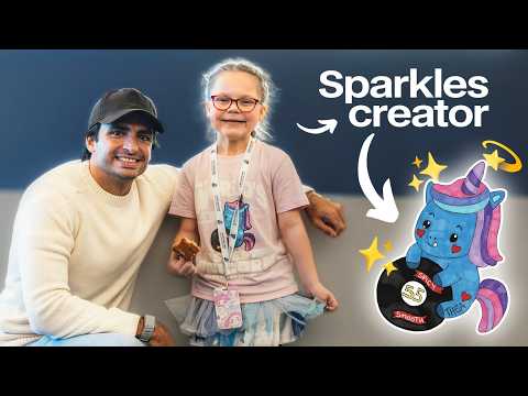 Carlos Sainz FINALLY meets the creator of Sparkles!