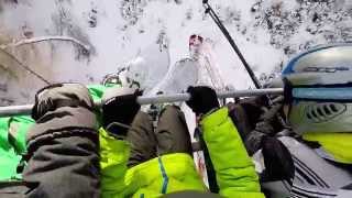 preview picture of video 'Snowboardozás Gerlitzenen'