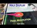 Sony Panel Half Display Repairing By COG Bypassing And Modification English Subtitles Part 1
