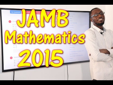JAMB CBT Mathematics 2015 Past Questions 1 - 15