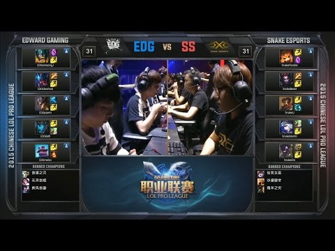 EDG vs SS Game 1 Highlights – EDG vs SNAKE - LPL Regional Qualifiers – Upper Bracket – Round 1