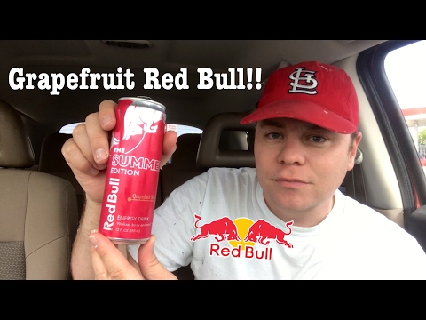 GRAPEFRUIT RED BULL NEW SUMMER EDITION DRINK REVIEW