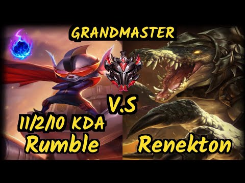 Truklax (RUMBLE) vs RENEKTON - 11/2/10 KDA TOP GAMEPLAY - EUW Ranked GRANDMASTER