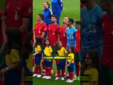 Egy kislány találkozása Ronaldoval #football #cute