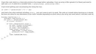 Splitting &amp; Concatenating a variable to be used in a function