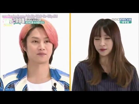 [Sub Español] 160406 Weekly Idol Heechul, Hani, Junhyung, Bora, Solji, Jackson (Parte 1)