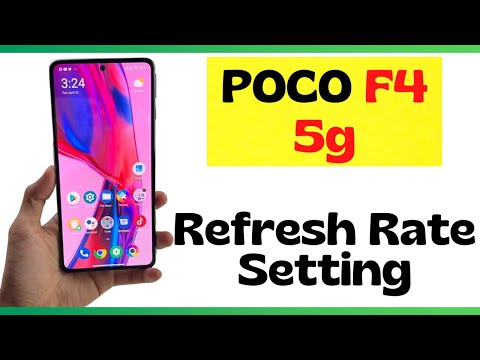 POCO F4 5g Refresh Rate Setting || How to Show Refresh rate 2022