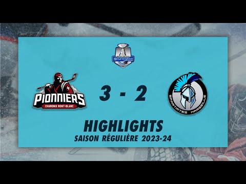 Pionniers de Chamonix 3-2 Spartiates de Marseille - Highlights - Synerglace Ligue Magnus 2023/24