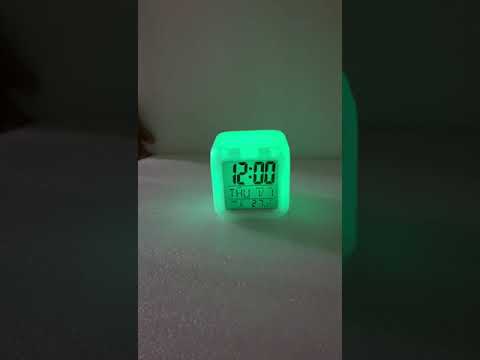 Color Changing Digital Alarm Clock