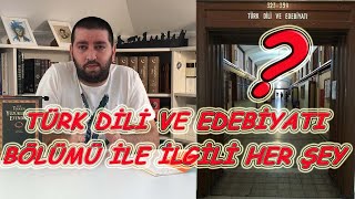 Türk Dili ve Edebiyatı Bölümü Okumak 📚 / Zorlukları, İş İmkanları, Der