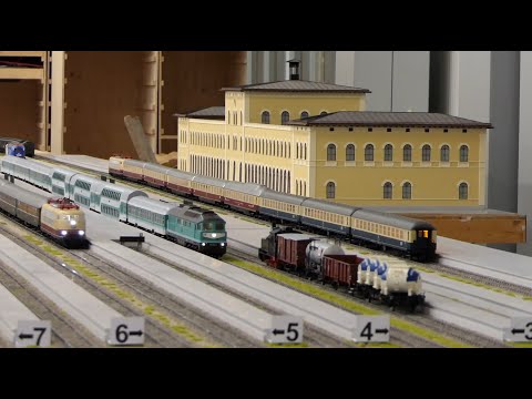 Gigantisches Spur1-Fahrtreffen 9/19 München - 560 m Gleise 86 Weichen, E50, 78 1002 Modellbahn 1:32