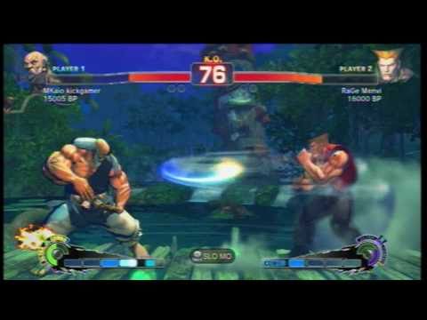 SSF4 [A vs A]: MKaio kickgamer(#9 Gouken) vs RaGe Menvi(#12 Guile) Ep.23