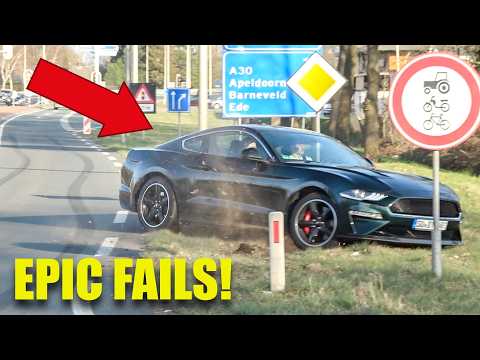 BEST OF CARMEET FAILS 2025! POLICE CHASES, KARENS, FUNNY MOMENTS! BMW M, Audi RS, AMG, Lamborghini
