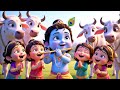 Little Krishna Song छोटी छोटी गैया Choti Choti Gaiya Chote Chote Gwal Krishn