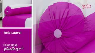 Kit Cama Babá Casinha dos Pássaros Pink | Ref: 61801