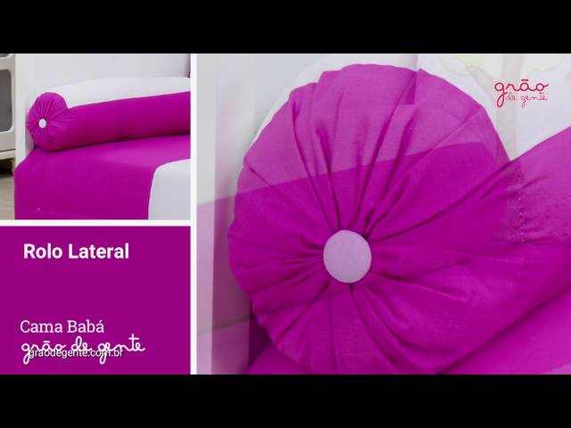 Kit Cama Babá Casinha dos Pássaros Pink | Ref: 61801