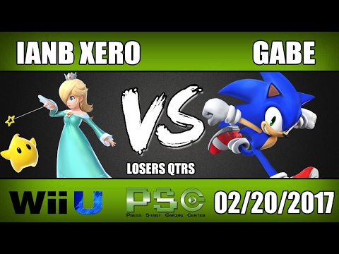 IANB Xero (Rosalina) vs Gabe (Sonic) - Wii U Losers Quarters - S4M