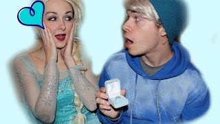 JACK FROST PROPOSES TO QUEEN ELSA