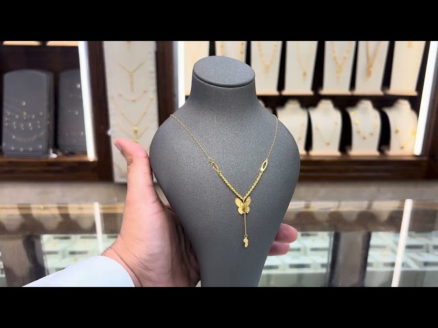 عقد الفراشة المبروم عيار 21